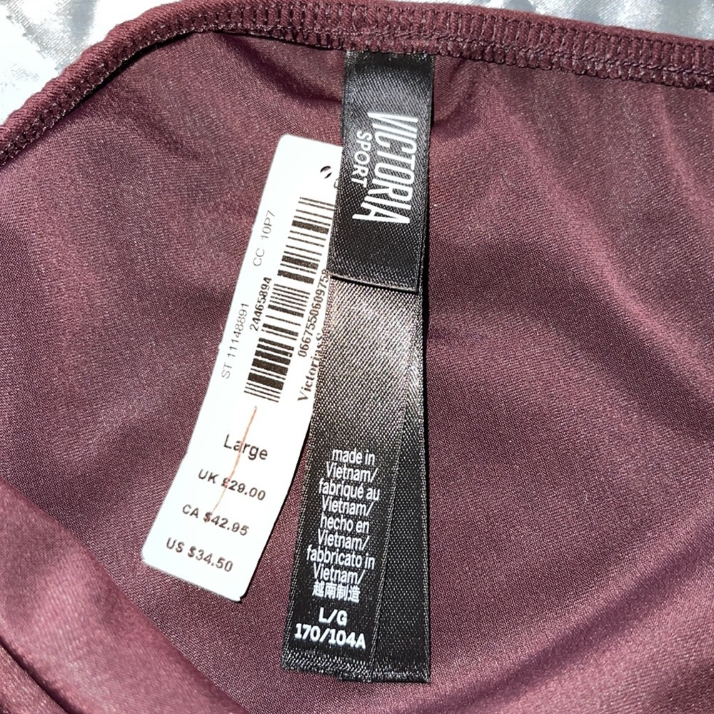 VSX SPORTS one shoulder Crop Top NWT - Picture 9 of 10